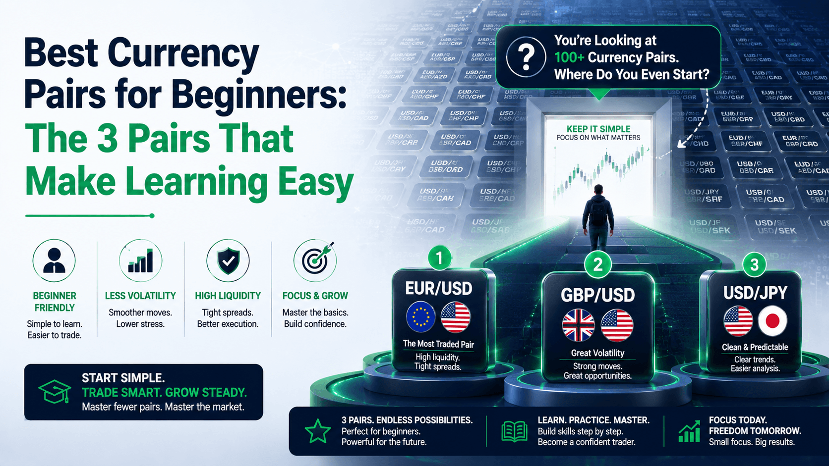Best Currency Pairs for Beginners: The 3 Pairs That Make Learning Easy
