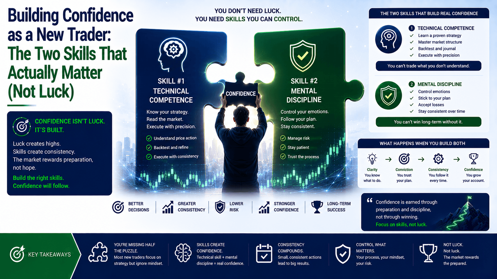 Building Confidence as a New Trader: The Two Skills That Actually Matter (Not Luck)