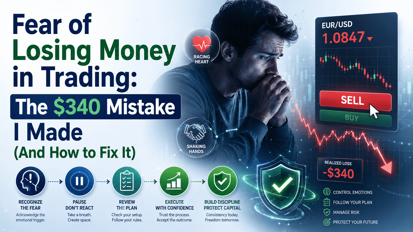 Fear of Losing Money in Trading: The $340 Mistake I Made (And How to Fix It)