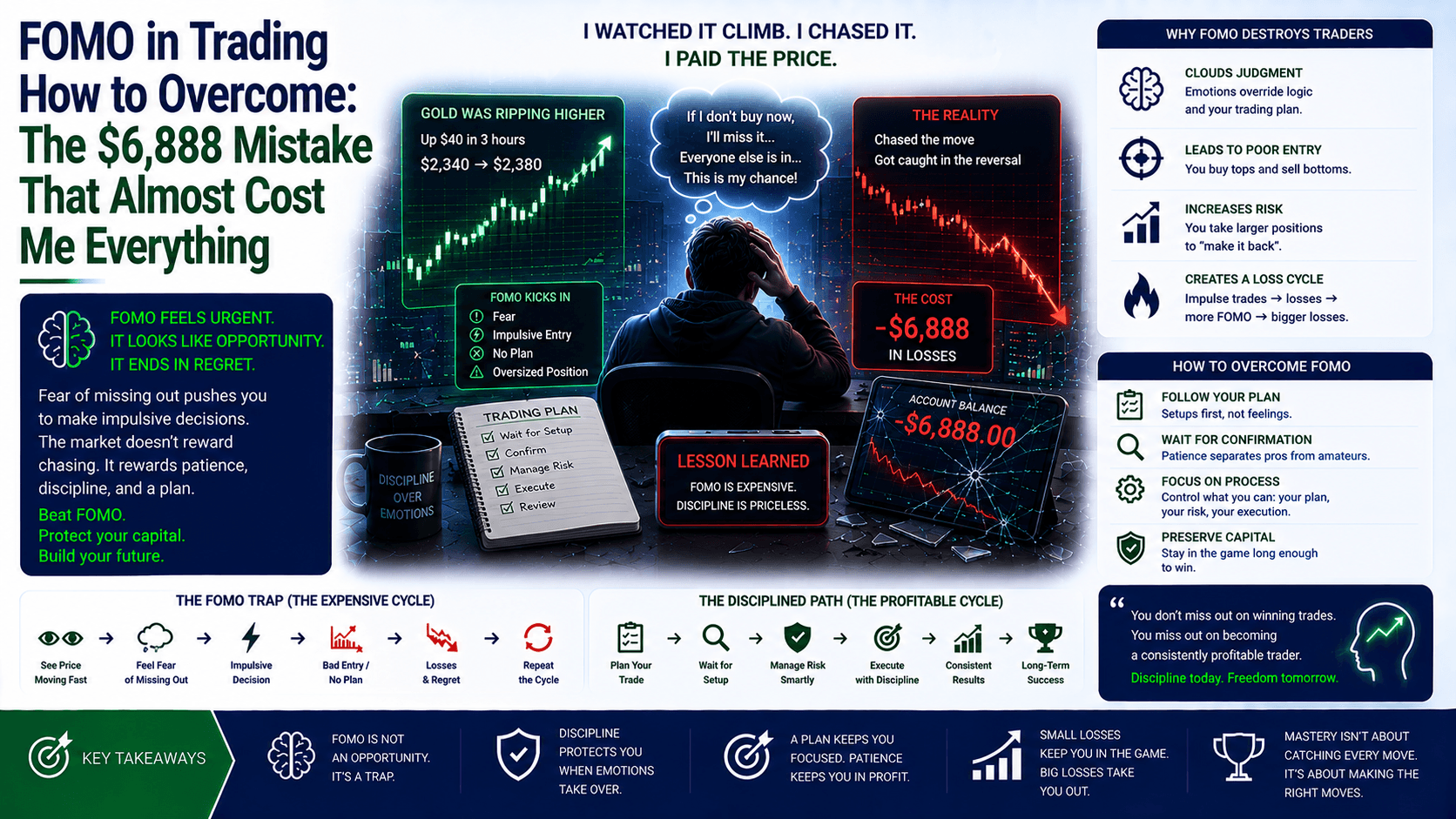 FOMO in Trading How to Overcome: The $6,888 Mistake That Almost Cost Me Everything