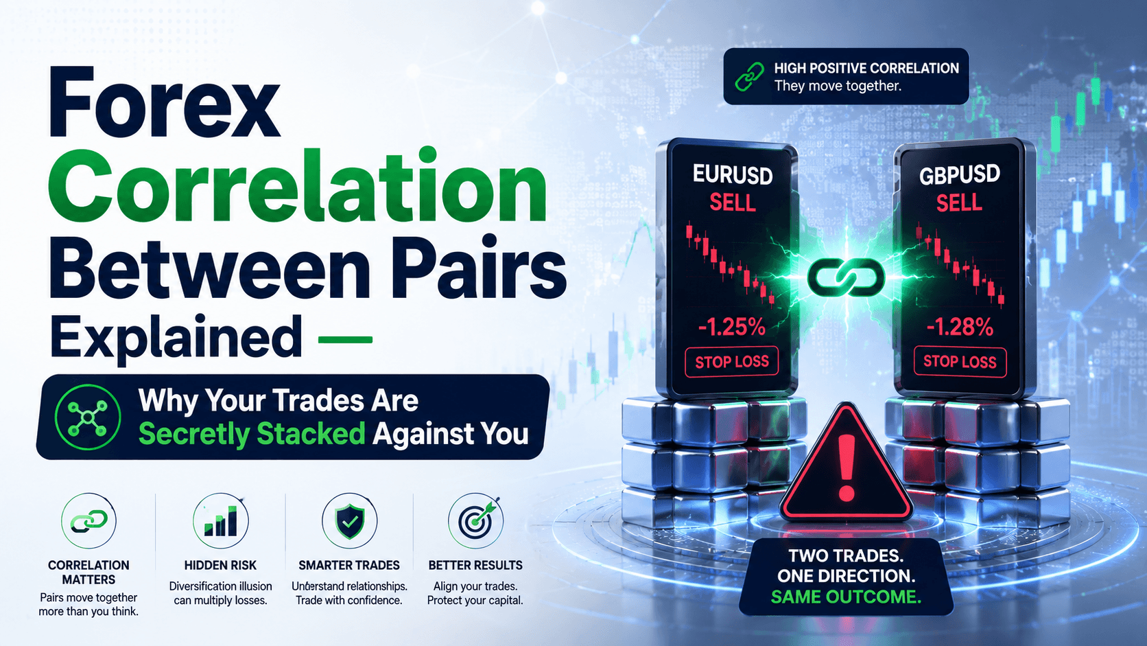 Forex Correlation Between Pairs Explained — Why Your Trades Are Secretly Stacked Against You