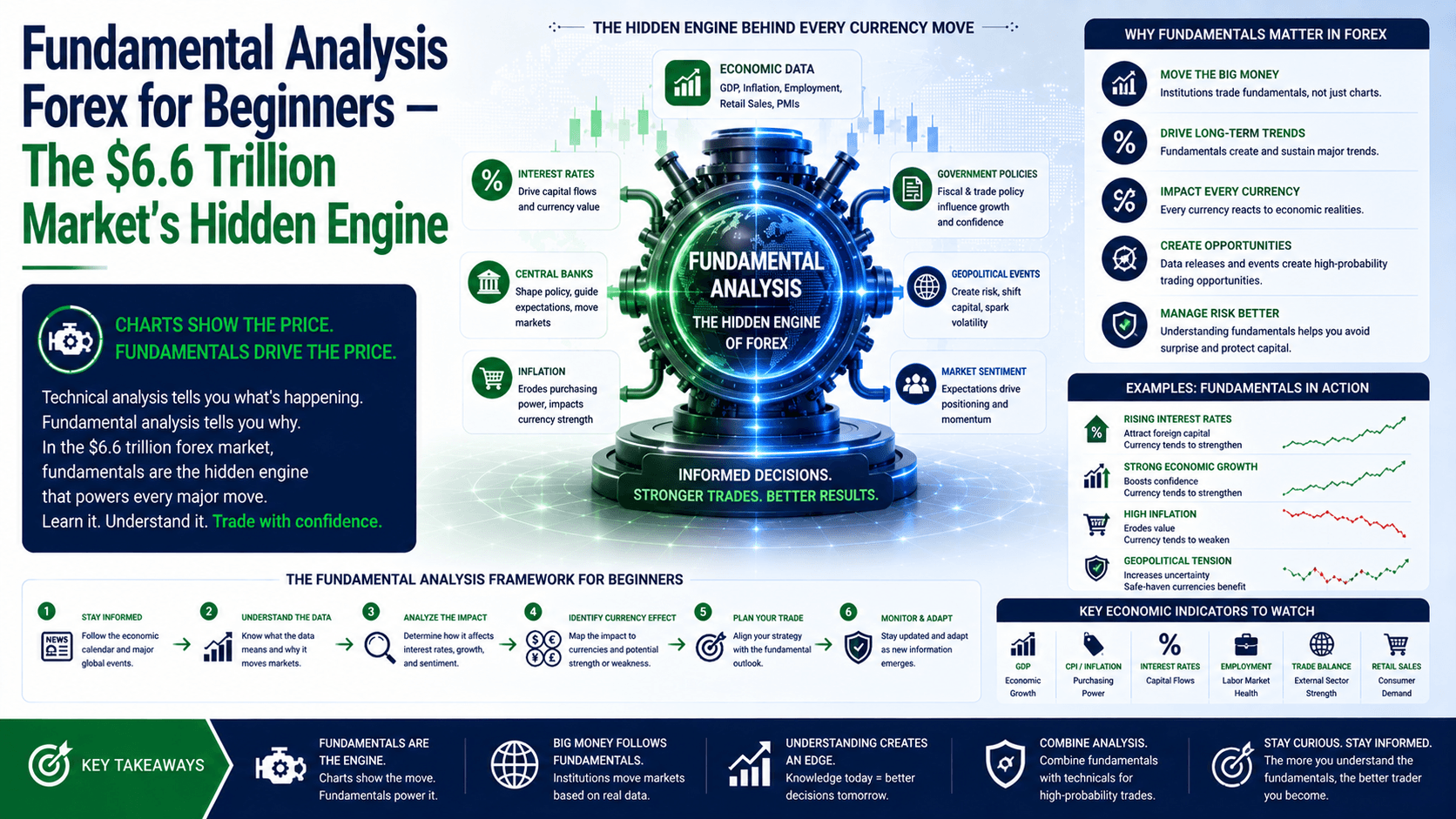 Fundamental Analysis Forex for Beginners — The $6.6 Trillion Market's Hidden Engine