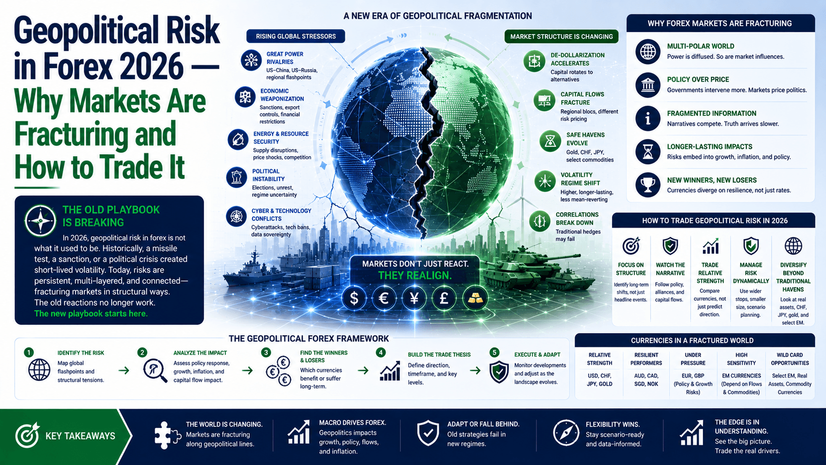Geopolitical Risk in Forex 2026 — Why Markets Are Fracturing and How to Trade It