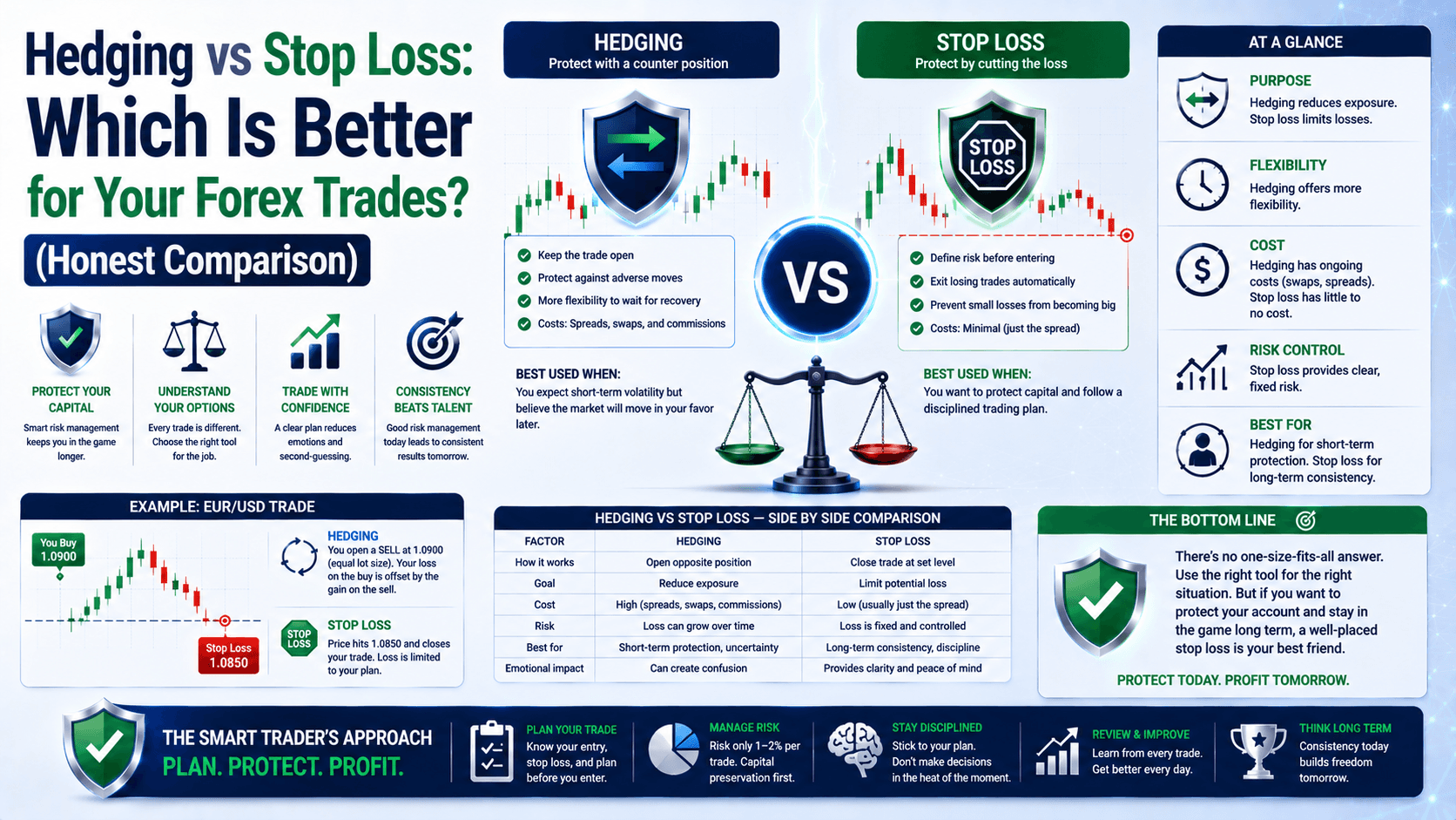 Hedging vs Stop Loss: Which Is Better for Your Forex Trades? (Honest Comparison)