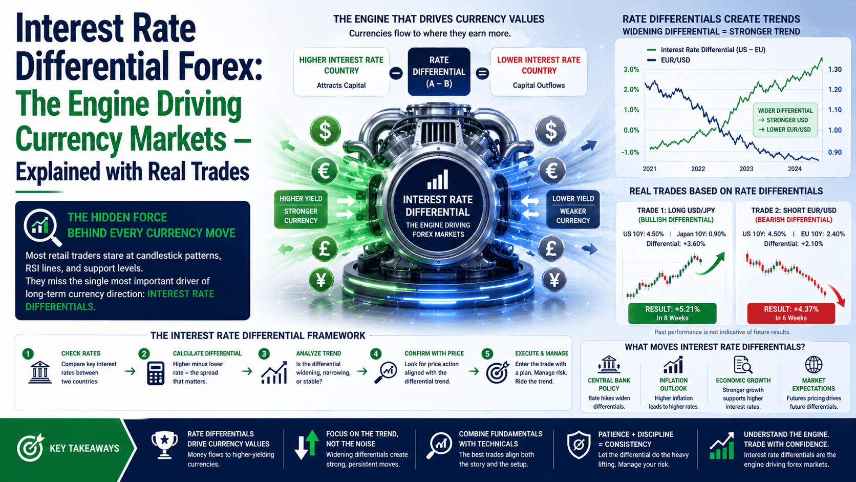 Interest Rate Differential Forex: The Engine Driving Currency Markets — Explained with Real Trades