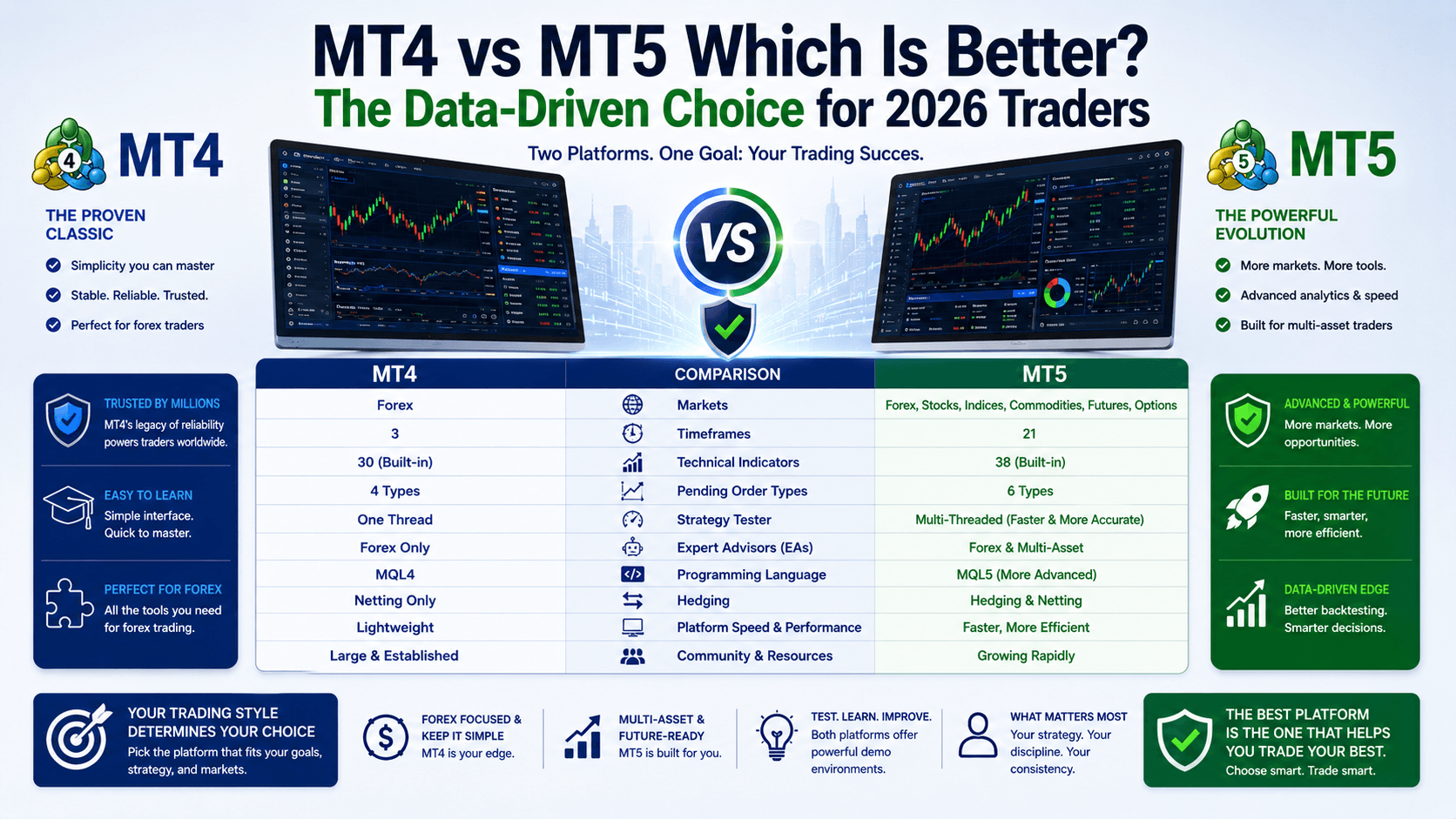 MT4 vs MT5 Which Is Better? The Data-Driven Choice for 2025 Traders