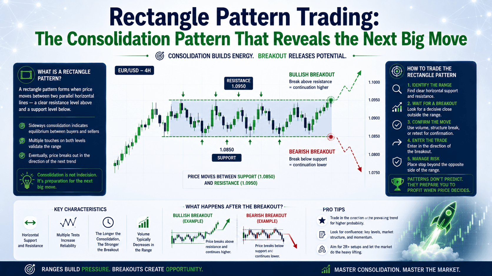 Rectangle Pattern Trading: The Consolidation Pattern That Reveals the Next Big Move