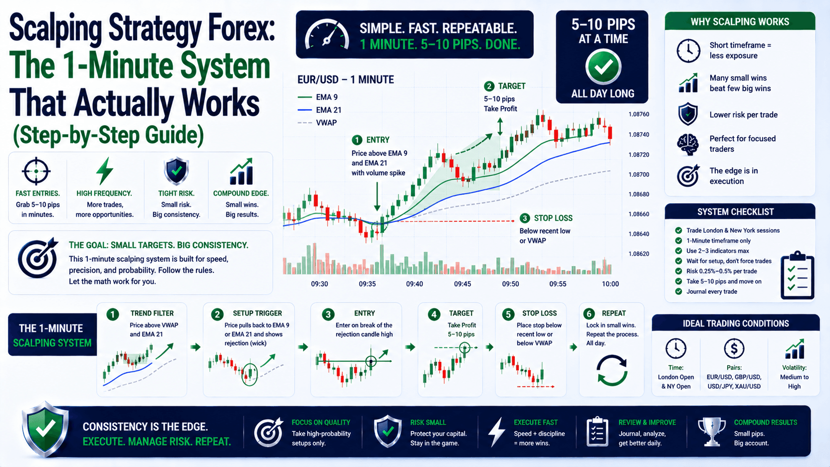 Scalping Strategy Forex: The 1-Minute System That Actually Works (Step-by-Step Guide)