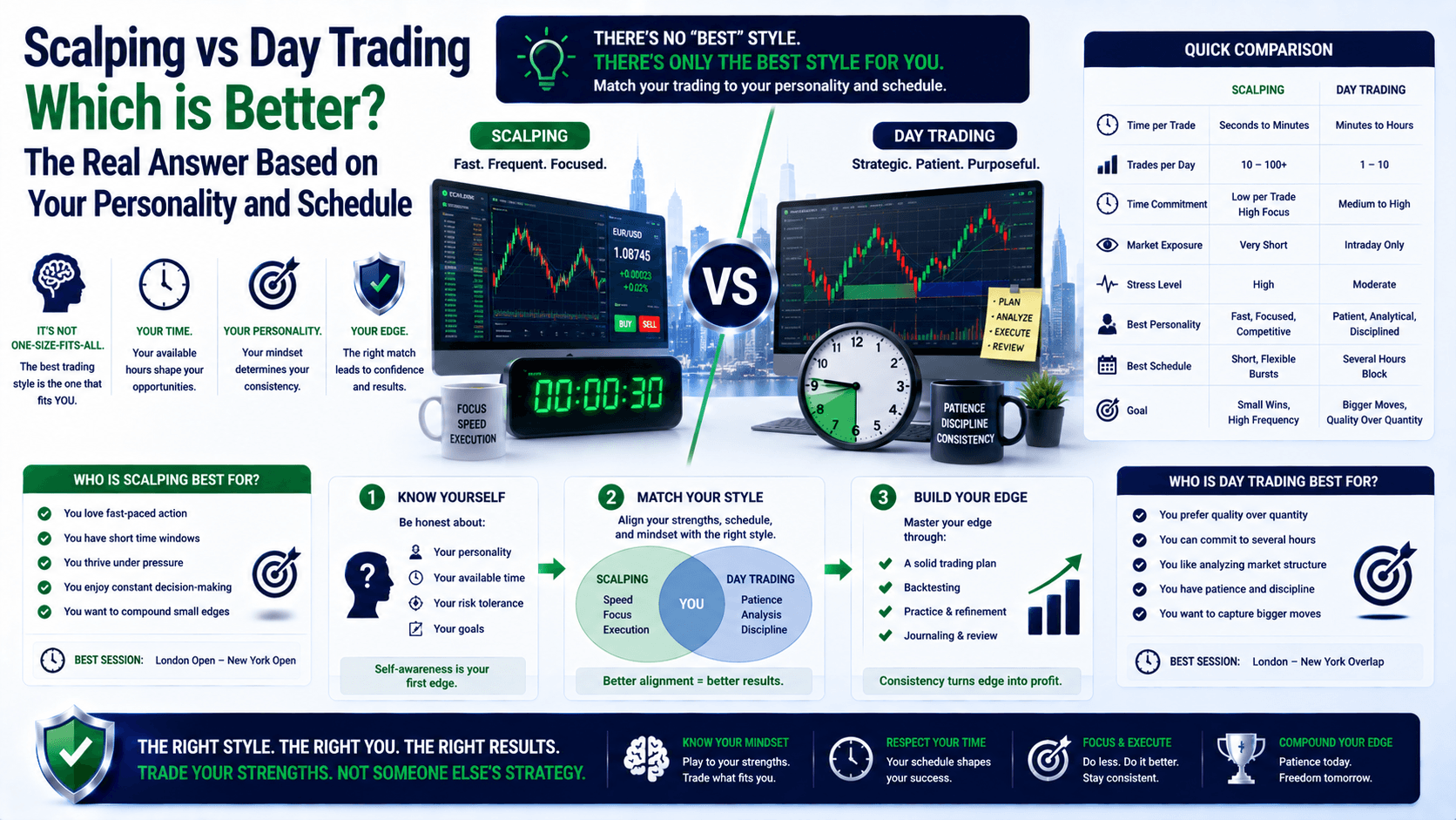 Scalping vs Day Trading Which is Better? The Real Answer Based on Your Personality and Schedule