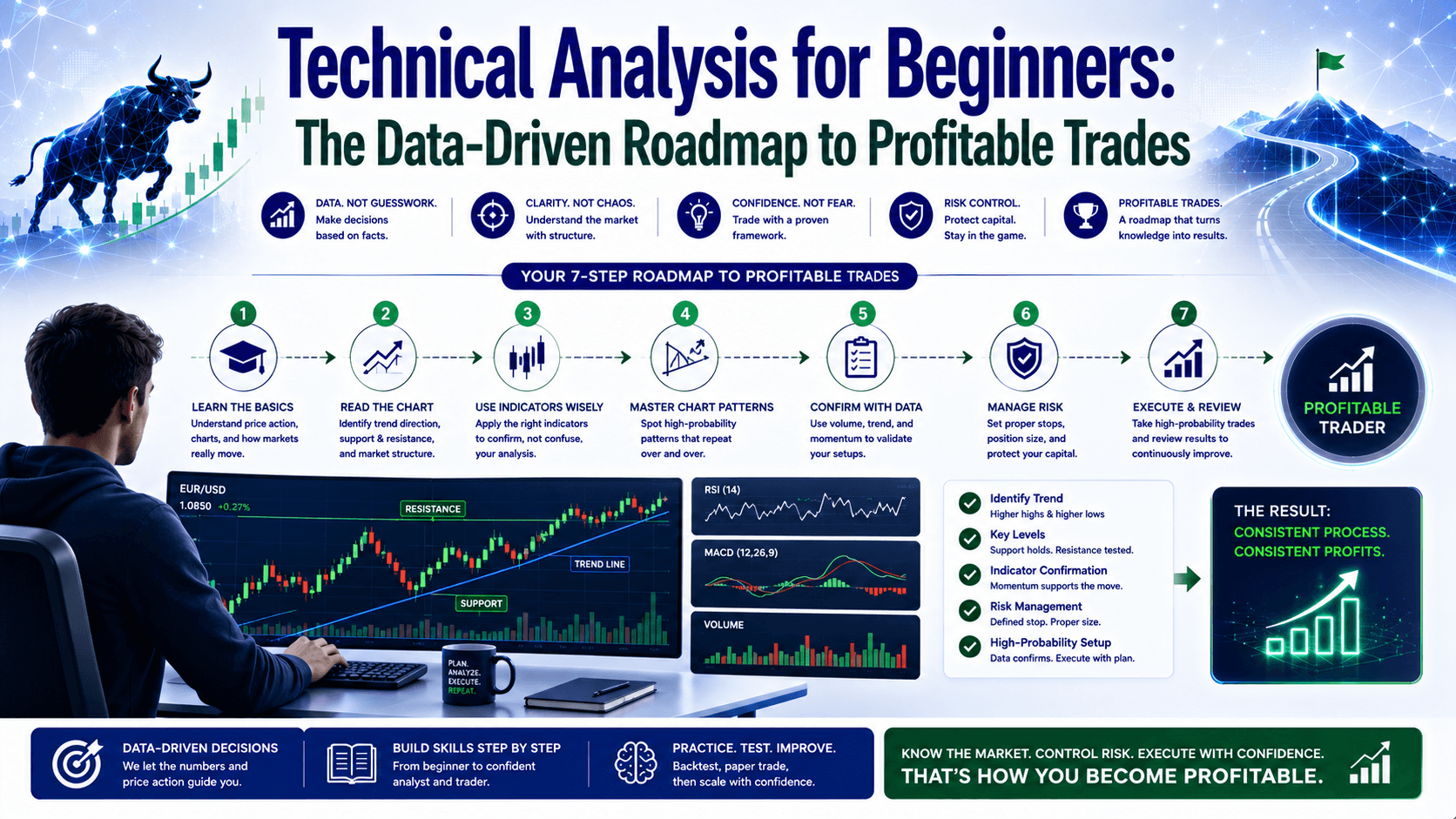 Technical Analysis for Beginners: The Data-Driven Roadmap to Profitable Trades