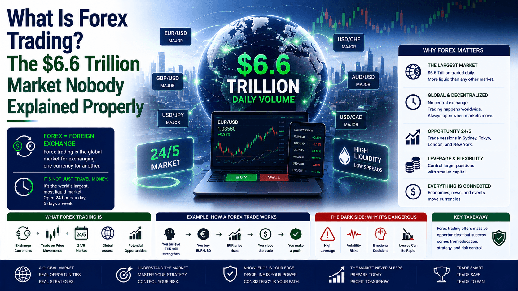 What Is Forex Trading? The $6.6 Trillion Market Nobody Explained Properly