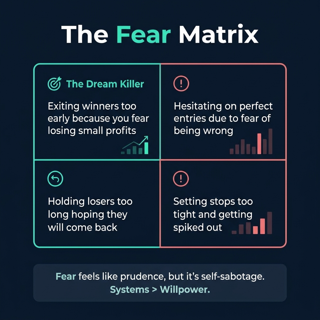 The Fear Matrix — Four ways fear sabotages traders