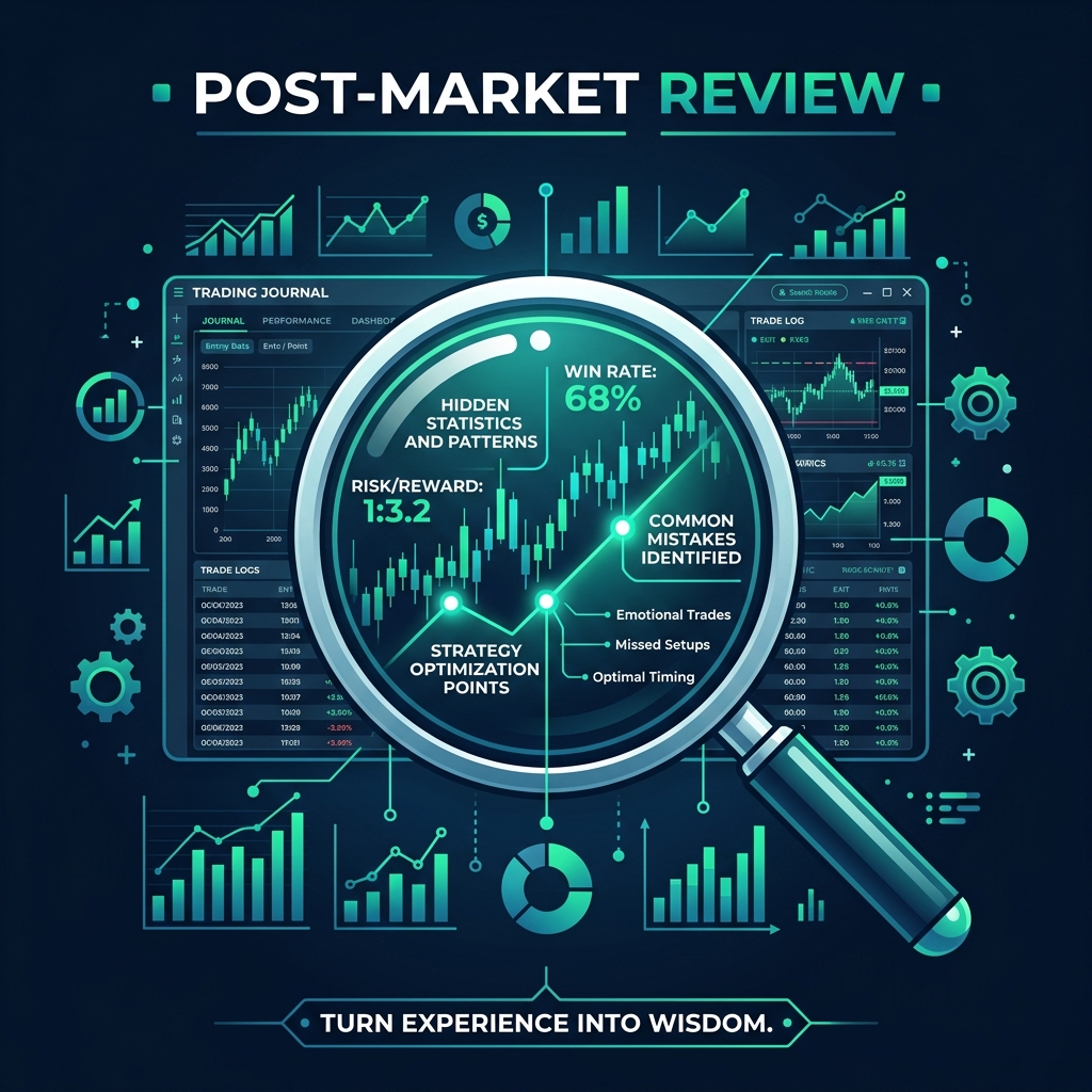 Post-market journaling and performance review
