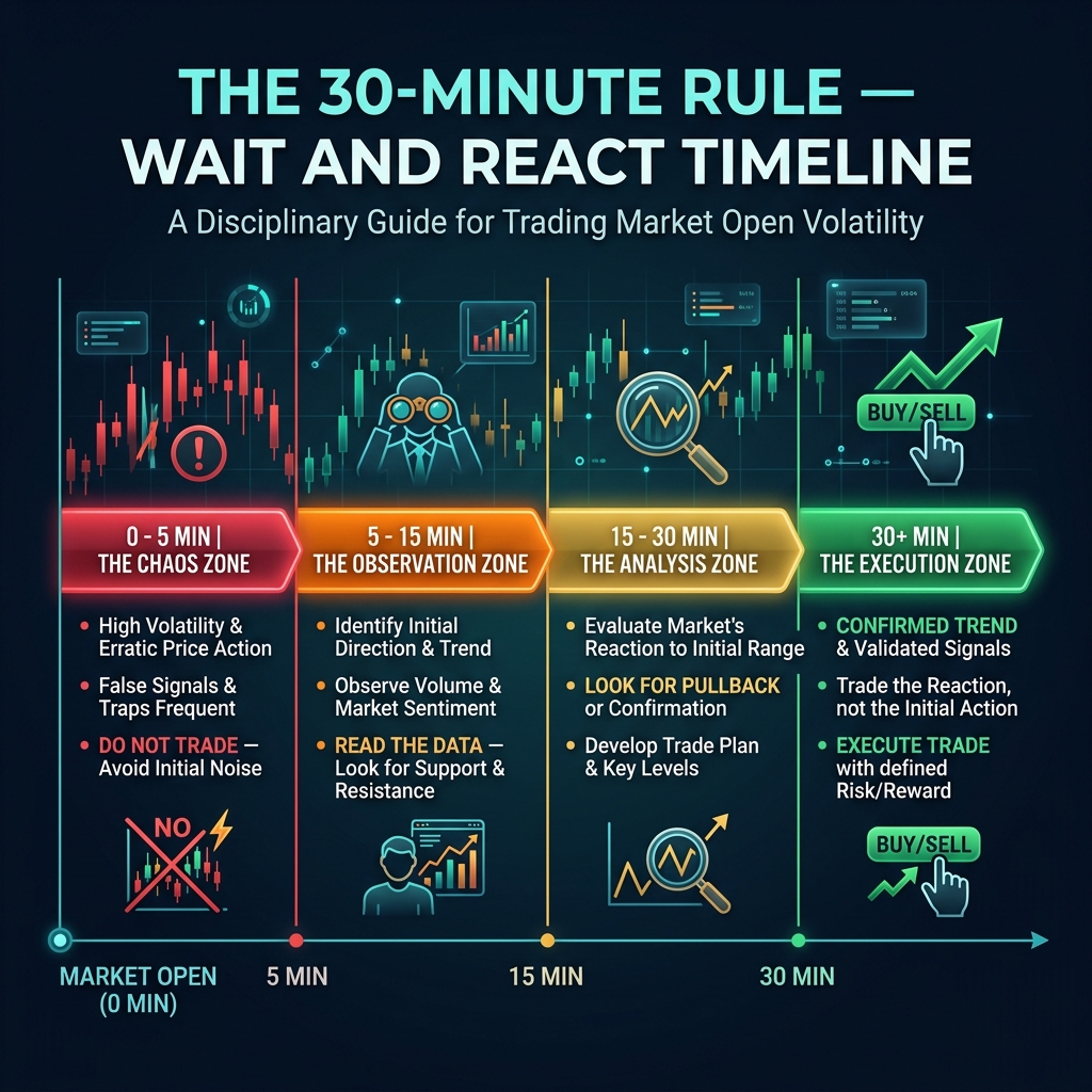 The 30-Minute Rule — timeline for wait-and-react news trading