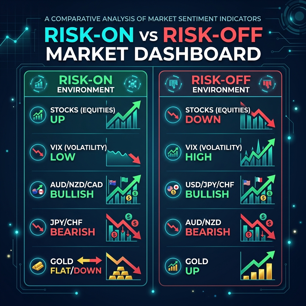 Risk-On vs Risk-Off Market Dashboard