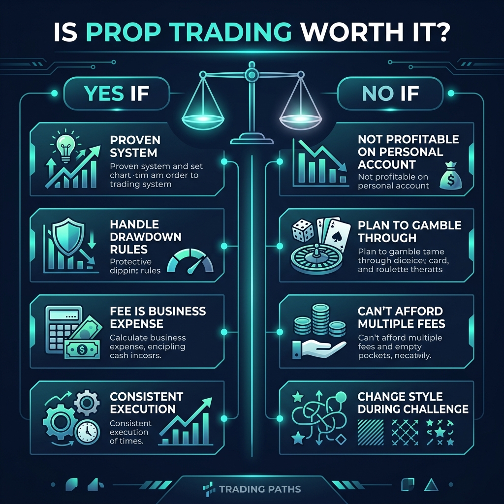 Is Prop Trading Worth It? — Yes vs No conditions