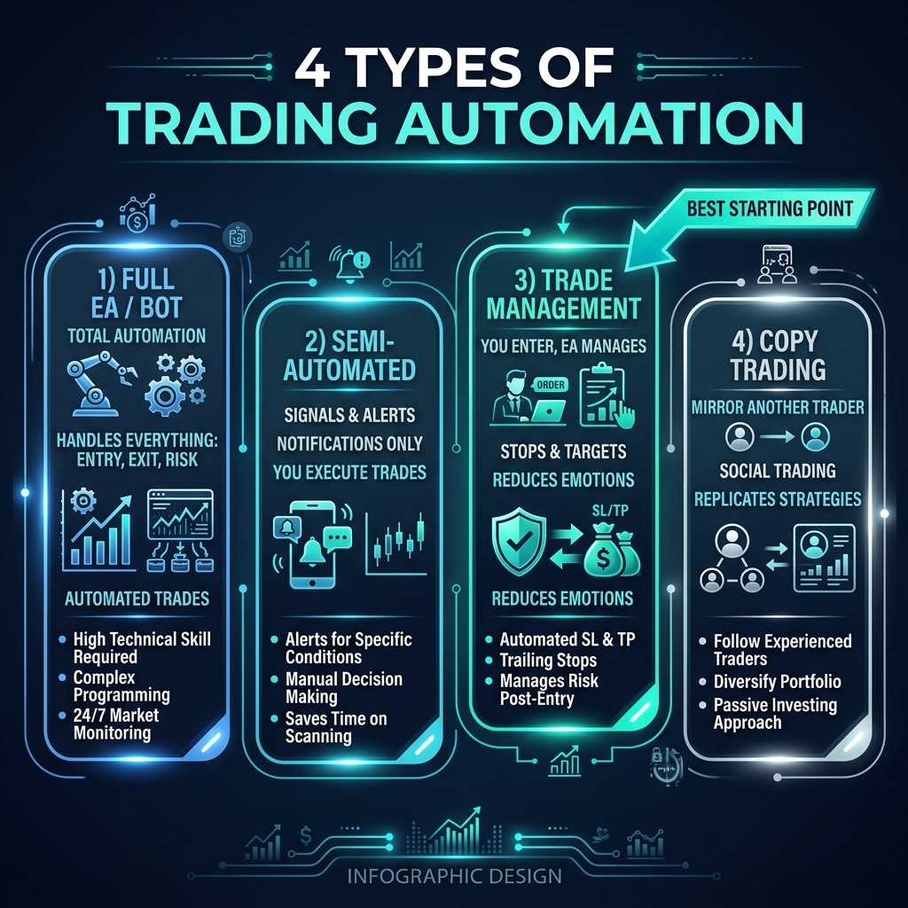 4 Types of Trading Automation