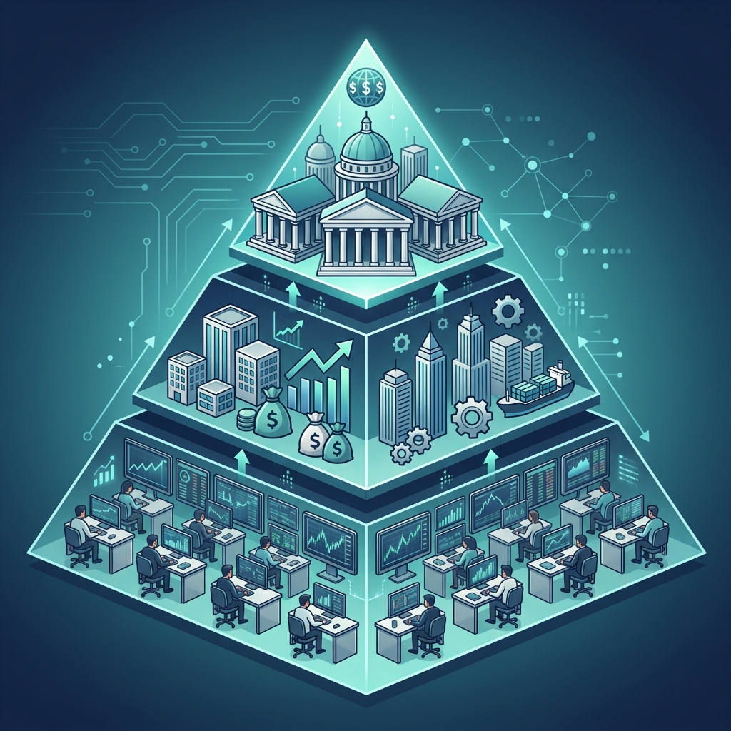 The hierarchy of forex market participants — from central banks to retail traders
